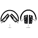 OUCOMI Over Ear Upgrade Guitar Headphones with in-Line Control Music Headphones with Microphone Black