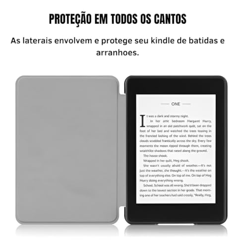 Capa Para Kindle Paperwhite 12ª Geração 7” (SA569P e SA568B) e Kindle Colorsoft 1ª Geração (SA58CB e SA59CP) – Auto Hibernação – Fechamento Magnético – Leve e com Encaixe Perfeito (Constelações)