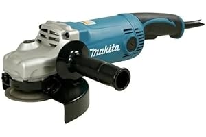 Makita 7" Angle Grinder with Trigger Paddle Switch, AC/DC, Lock-On Button, Lightweight Design, Rotatable Gear Housing