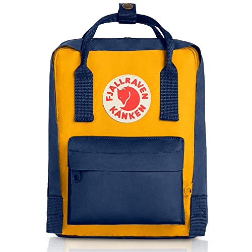 kanken navy warm yellow