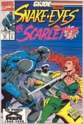 Snake Eyes And Ninja Force Vs Scarlett G I Joe 137 Marvel Comics Amazon Com Books