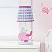 Bedtime Originals Sugar Reef Lamp with Shade & Bulb, Pink/Blue