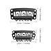 100 Pieces Wig Clips U-shape Metal Clips Stainless Steel Wig Clips 6 Teeth Combs Clips with Soft Rubber for Hair Extensions DIY, 3.2 cm, 2.8 cm, Blackthumb 1