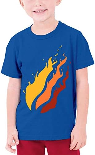 Global Preston-Playz Teen Boys Girls Fire Country Game Short Sleeve T-Shirt