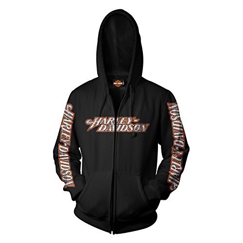 Harley-davidson zippered hooded sweatshirt - overseas tour | ever…