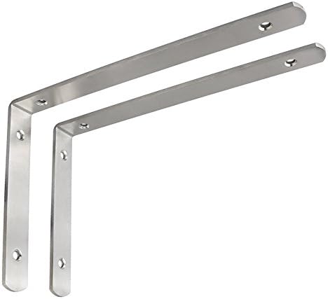 Sayayo 4MM Shelf Bracket Corner Brace Joint Angle Bracket Shelf Support Wall Hanging 245mm*155mm