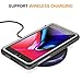 Oterkin iPhone 7 Plus Waterproof Case,iPhone 8 Plus Waterproof Case Full Body 360° Protective Shockproof Dirtproof Sandproof IP68 Phone Case for iPhone 7 Plus/iPhone 8 Plus(5.5') (Black/Grey/Clear)