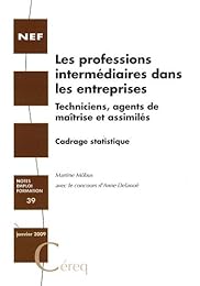 Les  professions intermédiaires dans les entreprises
