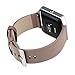 bayite for Fitbit Blaze Bands, Accessory Leather Wristband for Fitbit Blaze Smart Watch Mist Grey Small 5.5-6.7 inches