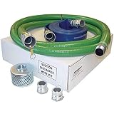 Honda 124015-1148-CLK WX15 1-1/2" Hose Boxed Kit - Coupled Camlock & Pipe Nipple Including Male Adapters