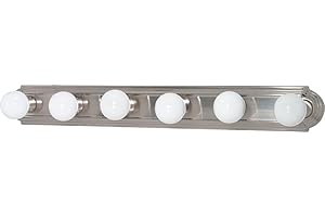 Nuvo Lighting 60/302 36-Inch Six Light Vanity Strip, Brushed Nickel