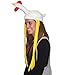 Funny Party Hats Chicken Hat - Rooster Hat - Farm Costumes - Novelty Hats - Farm Animal Costumes