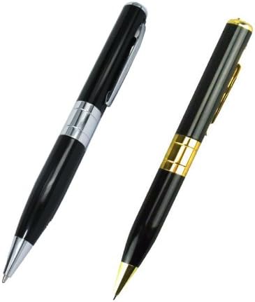 Mini Spy Pen Camera DVR Audio Video Hidden Camera Recorder Silver Gold AVI JPG