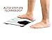 Bluetooth High Precision Digital Wireless Scale with Fitness IOS and Android APP and Large Backlit LCD Step On Technology Track Weight BMI BMR Body Fat Bone Muscle and Water-Black