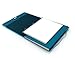 Samsill Duo 2-in-1 Document and File Organizer, 1 Inch 3 Ring Binder + 7 Pocket Accordion/Expanding File, Turquoise