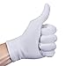 EBOOT 12 Pairs White Gloves Work Gloves (Large)