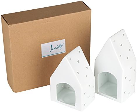House-shape Ceramic Candle Holders By Joody