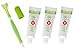 KissAble 3-Item Bundle; Toothbrush and Toothpaste Combo Kit for Dogs Plus 2 Additional KissAble Toothpaste Tubes for Dogs