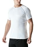 TSLA Men's Active Performance Workout Short Sleeve