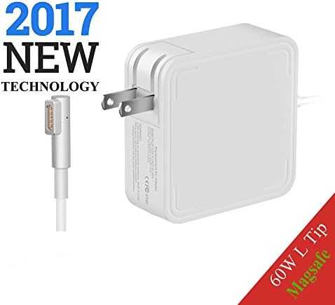 Macbook Pro Charger,Macze Replacement 60W Magsafe L-Tip AC Power Adapter Charger for Macbook Pro 13.3" - Before Mid 2012