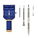Zeiger Professional Watch Band Repair Adjustment Tool Kit Deluxe Set Watch Bracelet Spring Bar Link Pin Remover Replacement Sizing Tool for Leather Stainless Steel Watch