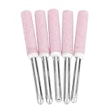 5pcs Chainsaw Sharpener Burr Grinding Stone File 3/16" 4.8mm Chain Saw Sharpening