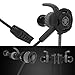 Wired Gaming Earphone with Adjustable Mic for PS4,Laptop Computer, Cellphone, DLAND E-sport Earburds with Portable Earphone Bags, Snug Soft Design, Inline Controls for Hands-free Calling. (Black)thumb 1