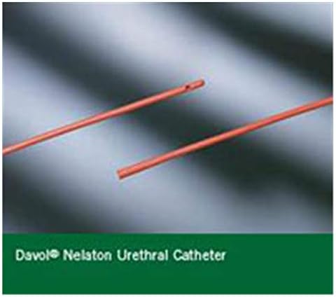 Catheter Intermittent Davol 16Fr Rubber 12/Bx