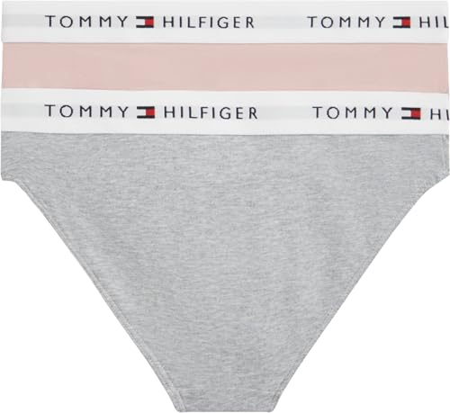 Bikini para niña, Paquete de 2 Unidades, Ug0Ug00750, Multicolor (Rosa Niebla/L Gris Alto), 8-10 años