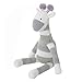 Dwell Studio Safari Skies Knit Plush, Gray/White Giraffe