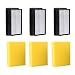 Leacheery 3 Pack - Bissell 1008 Compatible Pre-Motor Foam Filter Post-Motor Filter Bissell 9595A CleanView Bagless Vacuum Bissell 1819 Cleanview Rewind Deluxe Upright Bagless Vacuum Bissell 1831 primary