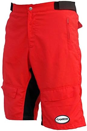 Zimco Pro Comfort MTB Mountain Bike Baggy Shorts with Lycra Coolmax Padded Liner