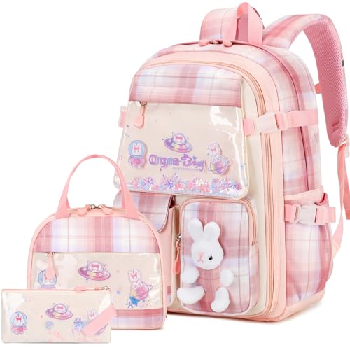 FIXITOK Girls Backpack Set