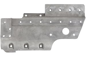 Mytee Products Truck Hood Corner Gusset, Front, Passenger (RH) Side, Silver, Fits Peterbilt Models Replaces 13-04190R, M75131, PTR1304190R OEM