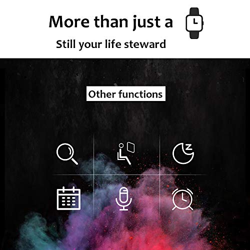 Smart Watch Touchscreen SmartWatch Phone with Call SMS Text Sync SIM SD Card Slot Camera Music Player Compatible Android Samsung iPhone, Pedometer Sedentary Sleep Monitor Watch for Men Women Teens - Thumbnail 6
