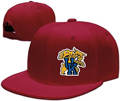 ZOENA University Of Kentucky Wildcats Cotton Hats Tennis Caps Hats For Outdoor Sports Red