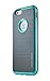 iPhone 6 Plus Case, iPhone 6s Plus Case PowerMoxie® [Slim Durable Design] with Tempered Glass Screen Protector Heavy Duty Cover for iPhone 6/6s Plus - (Teal)