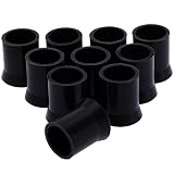 Dophee 10Pcs Black Length 1.7cm 0.67".Soft Rubber Tobacco Smoking Pipe Tip Grips Tool