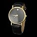 Geneva Fashion Unisex Womens Mens Minimalist Leather Wrist Watch