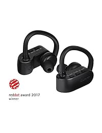 LUXA2 AD HDP PCLOBK 00 LAVI O Auriculares inalámbricos Bluetooth 4.0 a prueba de sudor deportivos para correr, ciclismo y senderismo Intraaurales, inalambricas