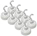 Master Magnetics White Magnetic Hook Set - 1
