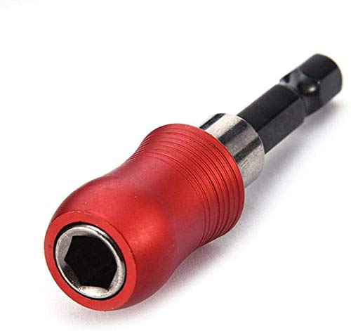 1 Pcs 1/4" Hex Drill Bit Magnetic Screwdriver Extension Quick Release Bit Holder 60mm for Screws, Nuts, Any Drill and Handheld Driver