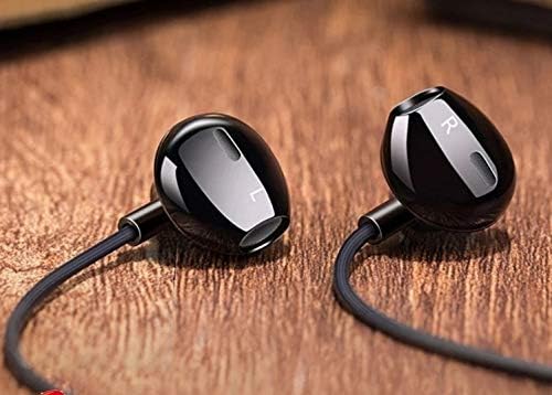 SHAIMU Earphone EPA-103 Headphone Headset for Apple iPhone 5s, 5, 6, 6s Plus SE & iPad Devices (Type4, Black)