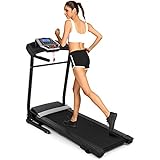 Simpfree Folding Treadmill, Electric Motorized Treadmill Machine with Incline for Home/Office Exercise