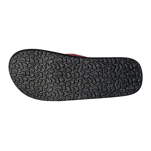 Riverberry Women's Yoga Flip Flop With Yoga Mat Padding, Coral, 10 on