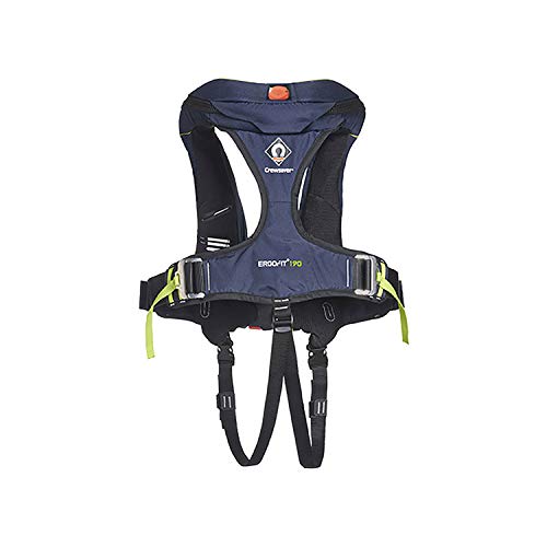 Crewsaver Boating and Sailing - ErgoFit+ 290N Automatic Lifejcket with Harness, Light & Hood Navy