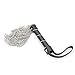 Silver Metal Tassels Chain Rhinestone Leather Handle Whip Floggers Magic Stage Costumethumb 1