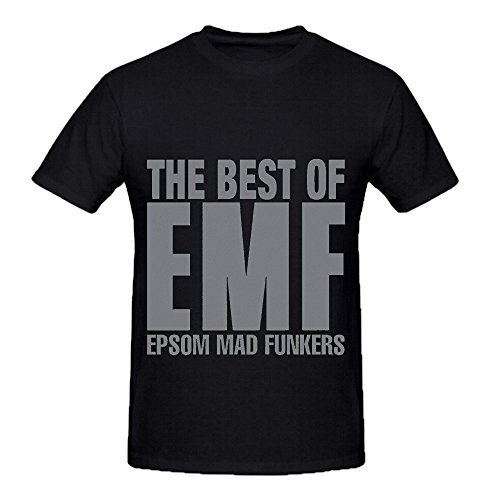Emf The Very Best Of Soul Men Crew Neck Graphic Tee Shirts Black