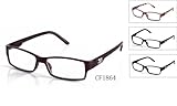 Newbee Fashion® - IG Unisex Clear Lens Slim Light Weight Frame Prescription Ready Fashion Glasses