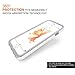 TEAM LUXURY [Clarity Series] Case for iPhone 6 & 6s, Ultra Defender Shock Absorbent Slim-fit Premium Protective Phone Case - Cotton White/Gray